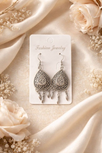 Серьги Fashion Jewelry бижутерный сплав, цирконий