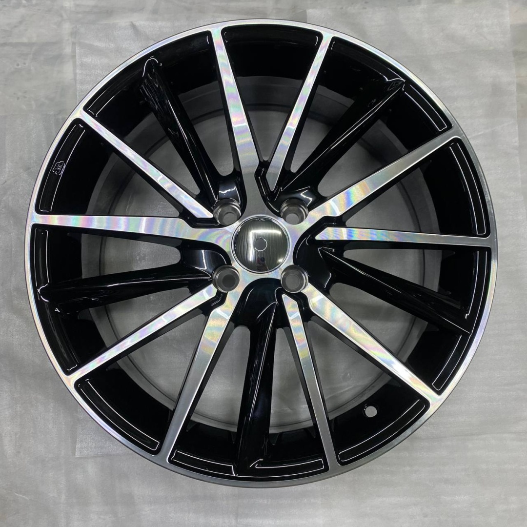 DIVAD BK5809C 7x17/4x100 D67.1 ET35 4 диска черный, серебристый