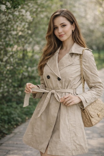 Плащ IN STYLE бежевый