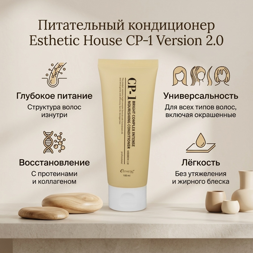 ESTHETIC HOUSE CP-1 Intense Nourishing Conditioner Version 2.0 кондиционер 100 мл