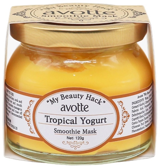 Маска для лица Avotte гелевая Tropical Yogurt папайя 120 мл