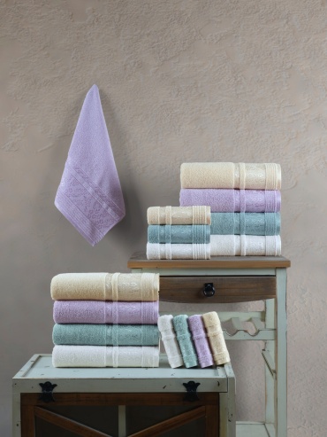 Полотенце LUX HOME 90x50 см, хлопок, 1 шт,