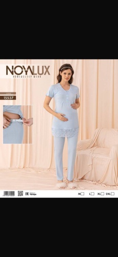 Пижама Noya Lux голубой