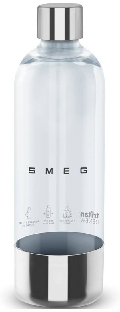 Бутылка Smeg 1 л прозрачный, винтовая, стекло
