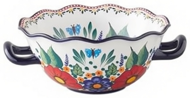 Салатник 20х20 см, керамика, 1 шт