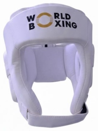 World Boxing Боксерский шлем белый M