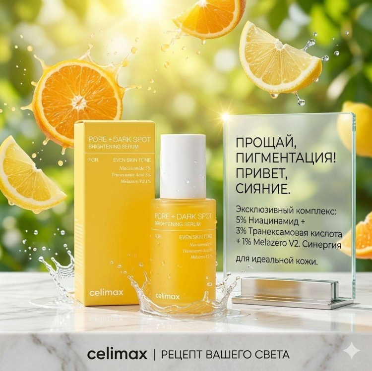 Celimax сыворотка Pore Dark Spot Brightening для лица 30 мл, фото 1