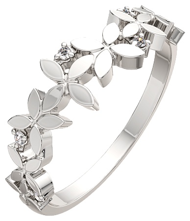 Кольцо Lucente Silver ZO-0210579.ZZ_17 размер 17 вес 0.99 г серебро, фианит