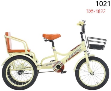 Трёхколёсный велосипед 0457 Toys 0P01 зеленый
