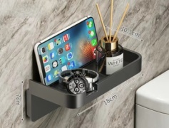 Полка 2, 18х10.5x7 см, черный