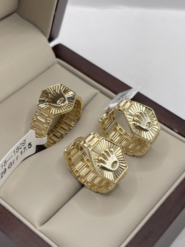 AISHA GOLD Rlx14k вес 7.87 г золото, без вставок