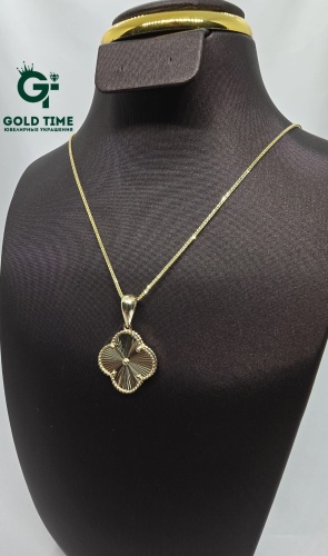Колье GOLD TIME 736876455 длина 40 см вес 4 г золото, без вставок