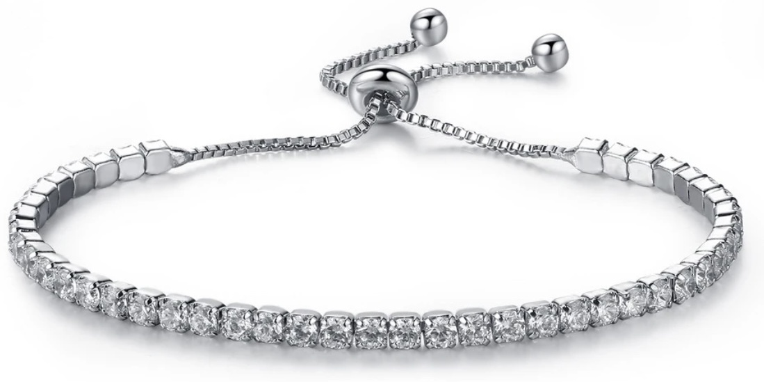 ACCESSORIZE 35890 длина 20 см, вес 5.2 г серебро, плетение венецианское