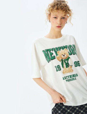 Футболка Koton бежевый