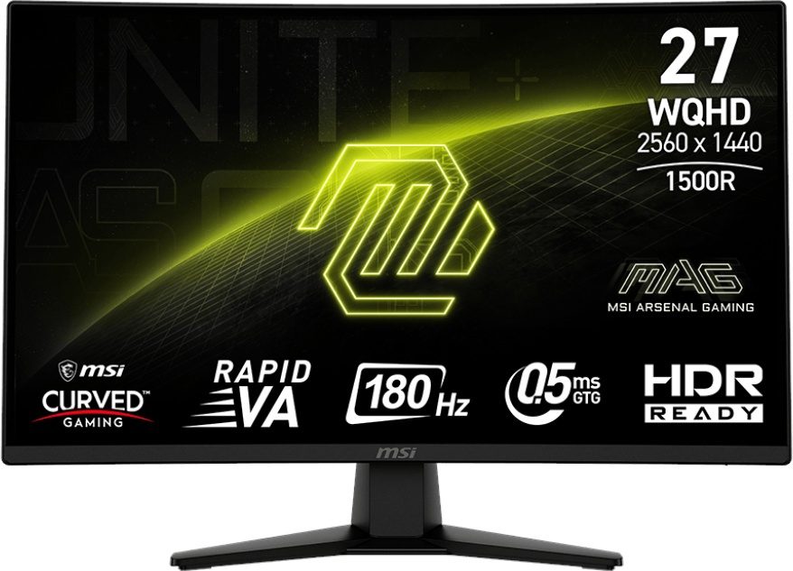 Монитор 27" MSI MAG 274CQF черный