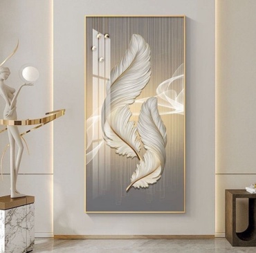 DAKSPIC картина Абстрактные Перья 60x120 см