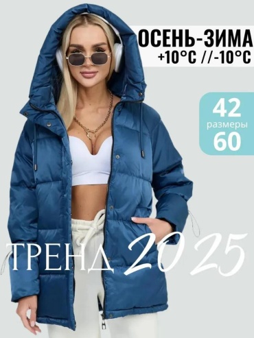 Демисезонная куртка синий