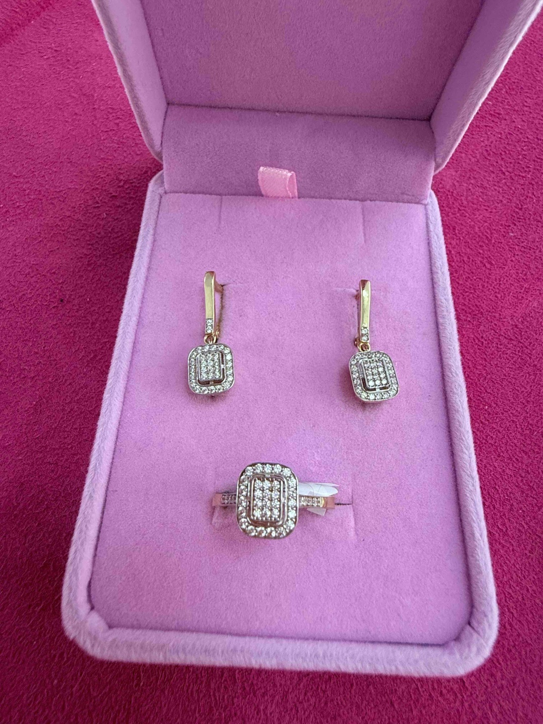 SADIYA 884404036 вес 6.24 г золото, фианит