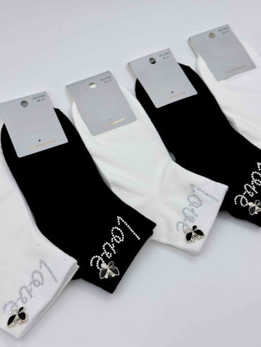 Носки Djos Socks 5 пар черный, белый 36-41