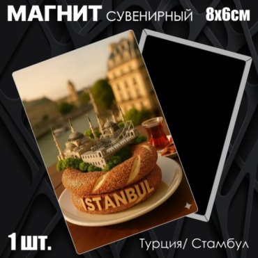 Магнит-сувенир Сувенирный магнит "Турция" (8053мм) 1 шт