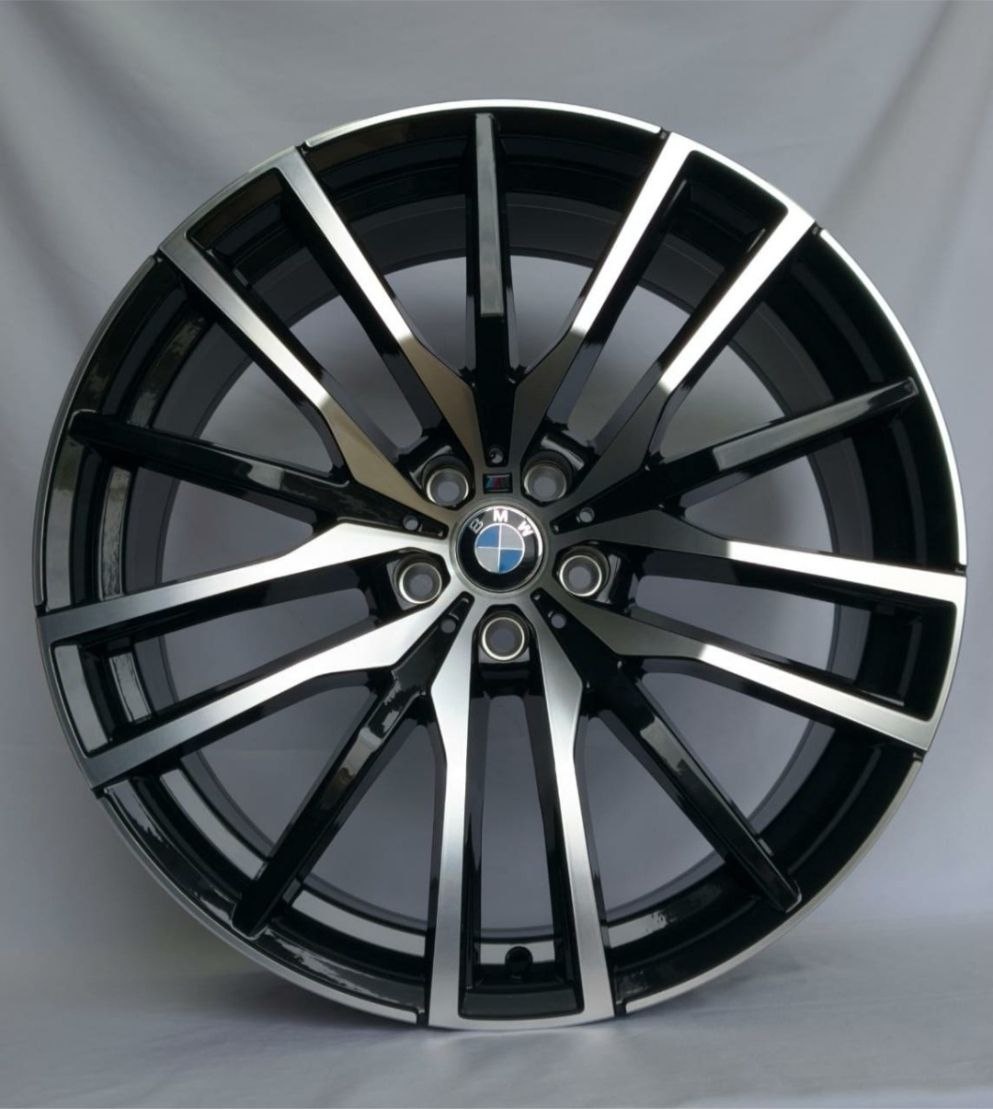 RNO 5032 9.5x21/5x112 D66.6 ET37 4 диска черный, серебристый