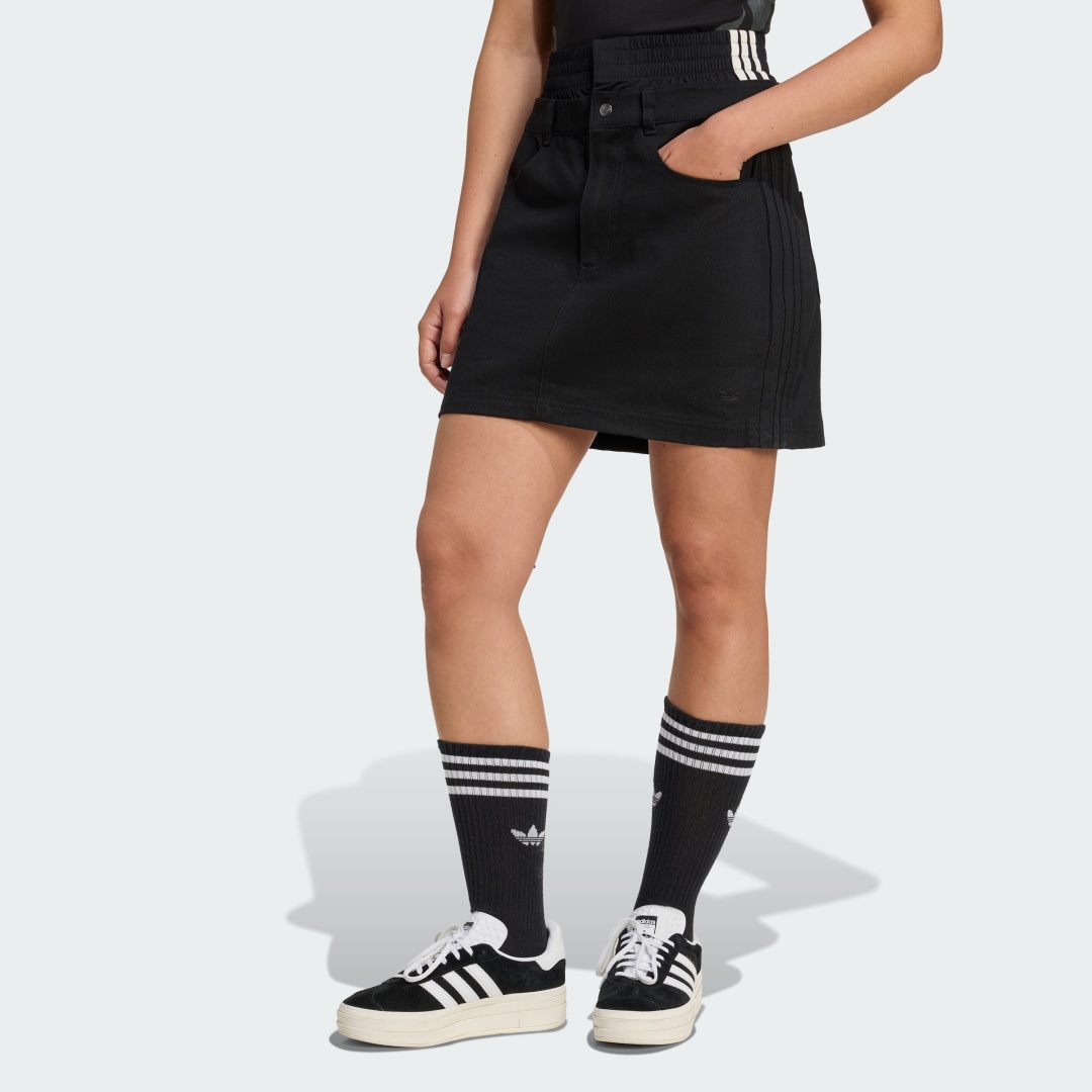 Прямая юбка adidas FB UTILITY MINI черный