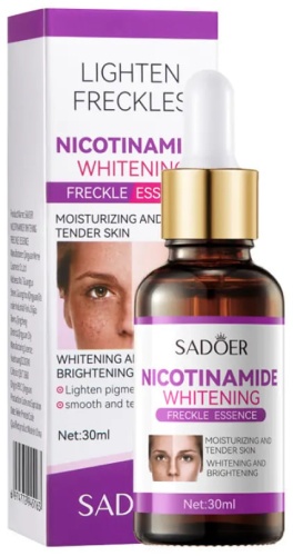 SADOER эссенция Nicotinamide Whitening and Freckle Removing Essence Отбеливающая и удаляющая веснушки эссенция с никотинамидом для лица 30 мл