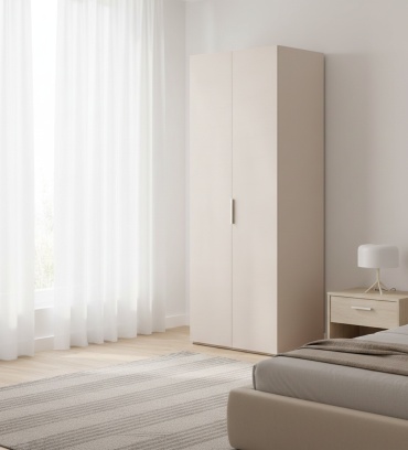 Распашной шкаф Шатура Soho FCB-02.DS, 88.6x232.6х60.8 см, бежевый