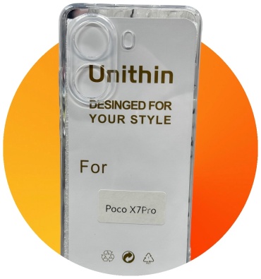 Чехол для POCO X7 Pro, Turbo 4 прозрачный
