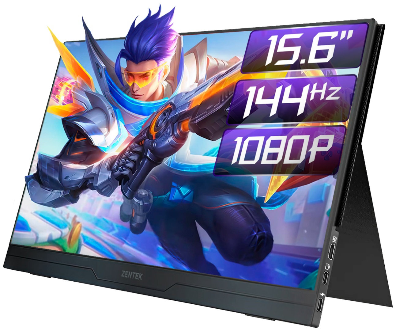 Монитор 15.6" Zentek ZKOOPE2263 черный