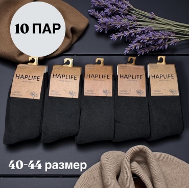 Носки SPEED WIN 10 пар черный 40-44