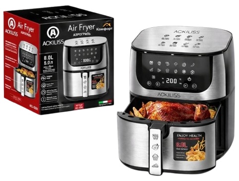 Аэрогриль ACKILISS ACL-5261 8 л черный
