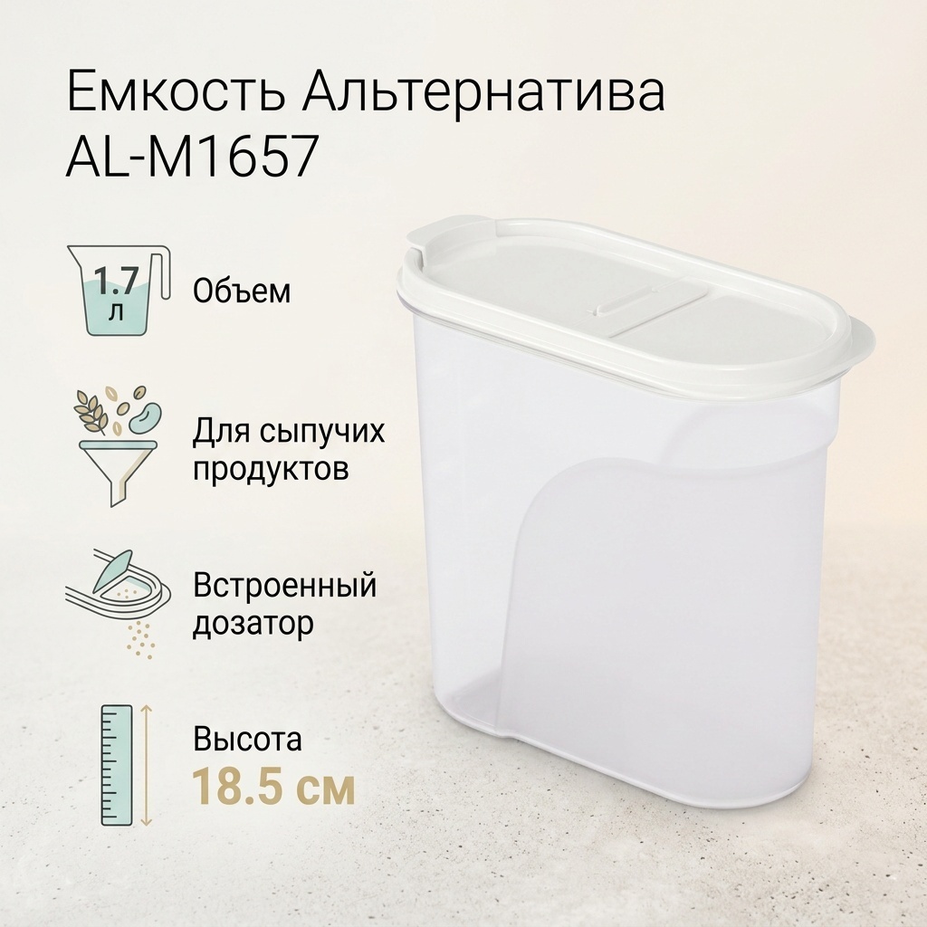 Альтернатива контейнер AL-M1657, пластик