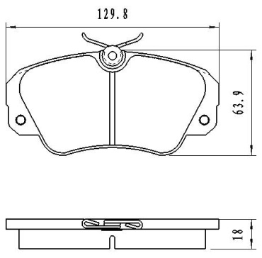 Колодки Winkod W1445BP