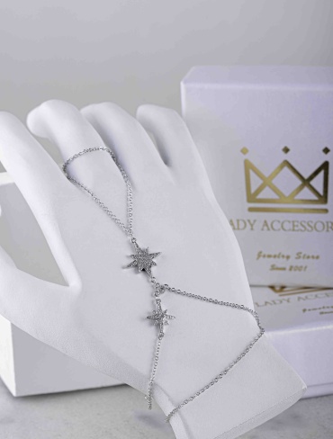 Lady accessories длина 18 см бижутерный сплав, стекло
