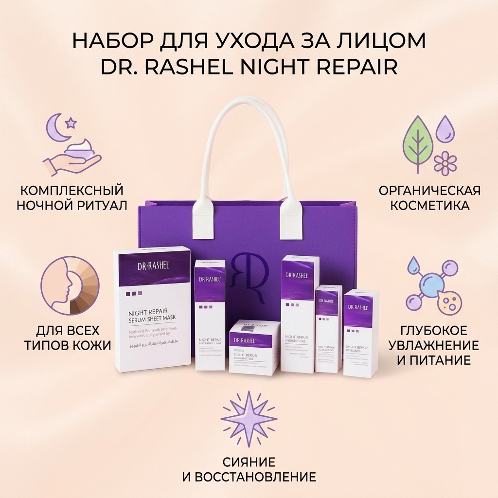 Dr. Rashel Night Repair набор по уходу за лицом для женщин