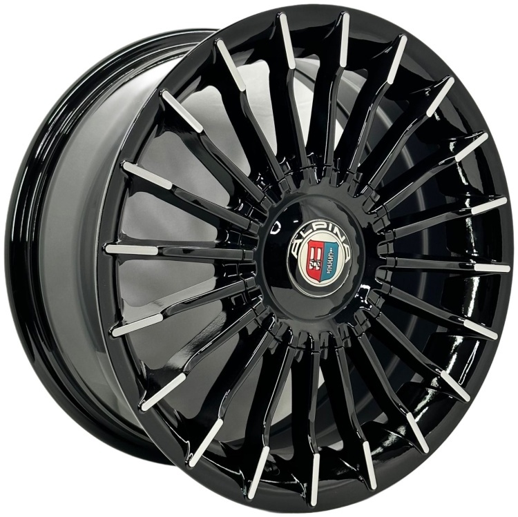 Top Grade Alpina 1016 6.5x15/4x100 D67.1 ET32 4 диска черный, серебристый