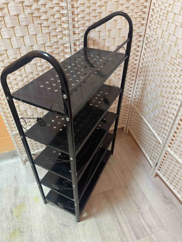 Обувница 60x30x110 см, металл