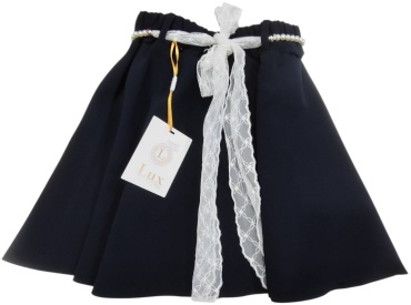 Школьная юбка полусолнце Lux textile синий