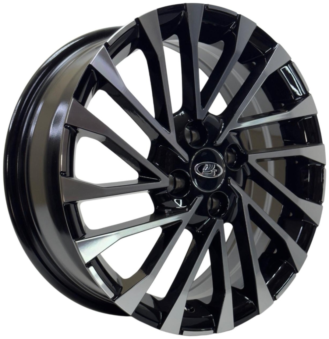 Wheels 1373DD 6x16/4x98 D58.6 ET33 4 диска черный, хром