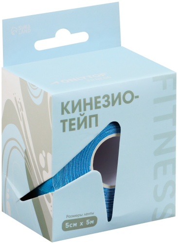 Onlitop 556 Кинезио-тейп ONLYTOP Blue, 5 см х 5 м 5 м голубой