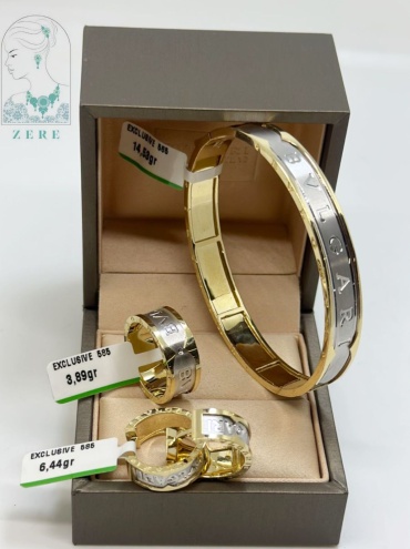 ZERE Excluzive New Gold Set _585 вес 24.86 г золото, без вставок