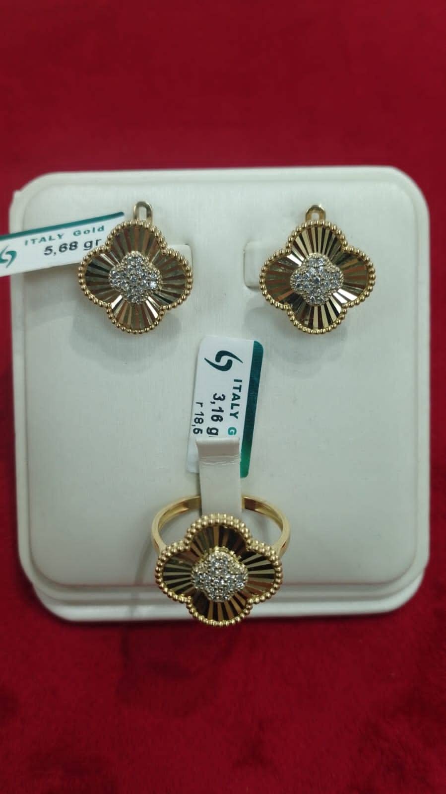 Italy Gold 64846438 вес 8.84 г золото, без вставок