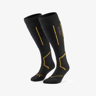 Носки Decathlon 1 пара черный, желтый EU38/40