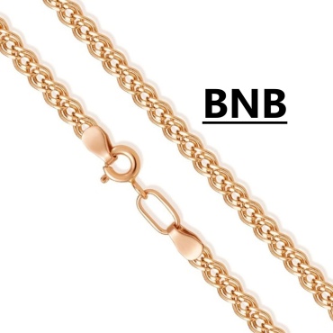 BNB BNB_НЦ01619 длина 50 см, вес 5.65 г золото, плетение нонна