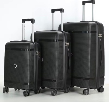 Комплект чемоданов TRAVEL Time SAKEN-GL01 полипропилен 220 л черный