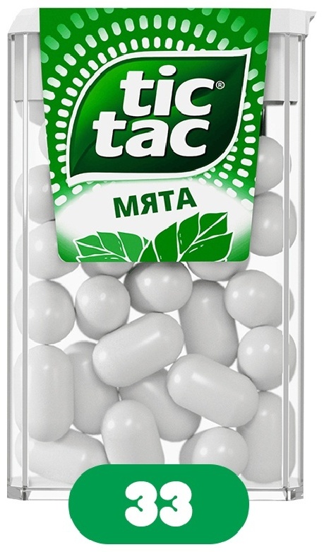 Конфеты драже Tic Tac мята 16 г