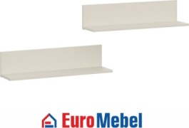Полка Euromebel Калипсо 00071667, 80х19.6x18 см, бежевый