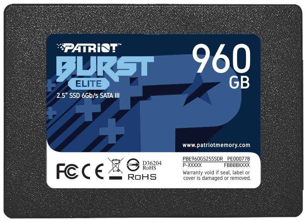 SSD Patriot PBE960GS25SSDR 960 Гб