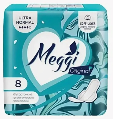 Meggi прокладки Meggi Ultra Normal 8 шт
